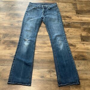 7 For All Mankind Women’s Boot Cut Jeans - Medium Blue